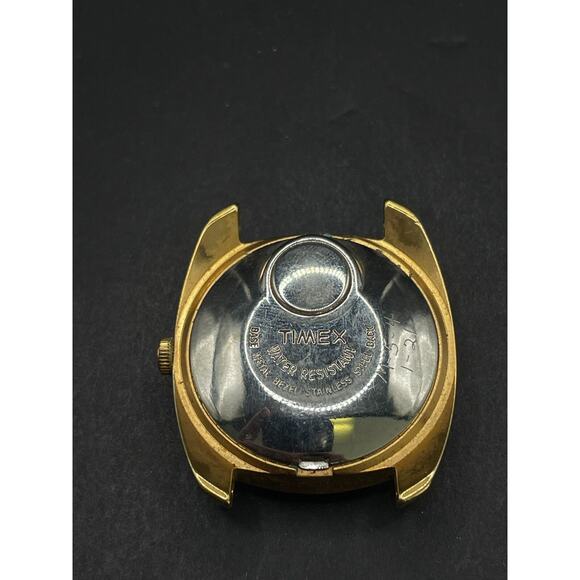 Vintage Men\'s Timex Electronic Time Zone Watch Gold Plated Telephone Dial main image 7